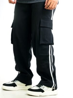 TWO TAPE BAGGY JOGGERS