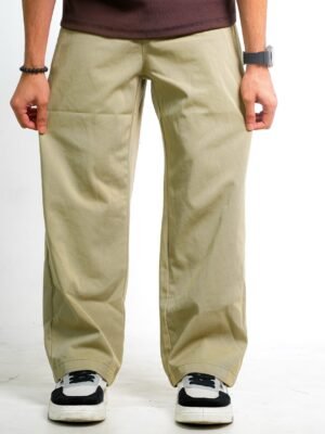 STRAIGHT BAGGY LIGHT OLIVE
